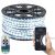 LED Strip Wit - 10 meter in een ROL - 220V - 5050 SMD - 60L/M - IP65 - Met Wifi App + IR 23 knops afstandsbediening