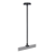 SPANNINGSRAIL OPHANGSYSTEEM | DRAADEIND | 50CM/100CM | ZWART | 2 STUKS