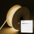 LED Strip | 10 Meter | 800Lumen per meter | 220V | Warm Wit 3000K | COB | Waterdicht(IP65) | Complete Set | 10 Meter in één rol - Met Mi-Light(MiBoxer) Draadloze Wandbediening Touch (Wit)