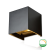 LED - thebe - cube - 2x3w - dim to warm - zwart - 2000k-3000k