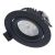 LED Inbouwspot - Varda - slim-fit - 5w - dim2warm - Zwart
