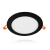 LED - downlight - | - umbriel - | - slim - | - Ø205 - | - 18w - | - zwart