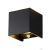 LED - thebe - cube - | - 2x3w - | - zwart - | - dim - | - sensor