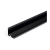 Profiel - cabi - 12mm - 2mt - black