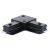 1-Fase Rails - L-vorm Connector - Zwart