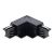 INBOUW 3-FASE | L-VORM CONNECTOR | OUTSIDE | ZWART