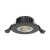 LED Inbouwspot – CCT-Switch – 6W – Zwart – Hugo – 5 Jaar Garantie