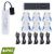 INBOUWSPOTS TOLOS | SET 6 STUKS | MET AFSTANDBEDIENING | WIT