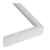 OPBOUW CLICKFRAME | 62x62 | WIT | BACK- EN SIDE-LIT