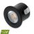 LED MINI INBOUWSPOT | PHOBOS | 2W | ZWART | DIM2WARM