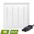 LOUVRE LED PANEEL | NOVA WIT | 60X60CM | 30W | CCT-SWITCH | MET 3-SWP SNOER