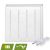 LOUVRE LED PANEEL | NOVA WIT | 60X60CM | 30W | DIMBAAR | CCT-SWITCH | MET EUROSNOER