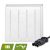LOUVRE LED PANEEL | NOVA WIT | 60X60CM | 30W | DIMBAAR | CCT-SWITCH | MET 3-SWP SNOER