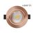 LIGHTVI | LED INBOUWSPOT | TURIN | SLIM-FIT | 4W/ 6W | DIM | BRONS | CCT-SWITCH