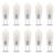 10x LED G4 - Koud wit licht 6500k - 1.3W vervangt 13W (Voordeelverpakking)