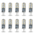 10x LED G4 - Warm wit licht 3000k - 2W - Dimbaar (Voordeelverpakking)