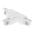 3-Fase - T-vorm - Interne connector - Rechts - Wit