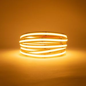 LED Strip COB - 5 Meter los - 3000k - warm wit - 12V - 320LED/m - 3 Jaar Garantie