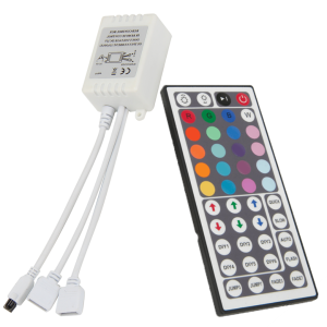 LED RGB Strip 44 Knops afstandsbediening IR (2 uitgangen)