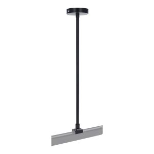 SPANNINGSRAIL OPHANGSYSTEEM | DRAADEIND | 50CM/100CM | ZWART | 2 STUKS