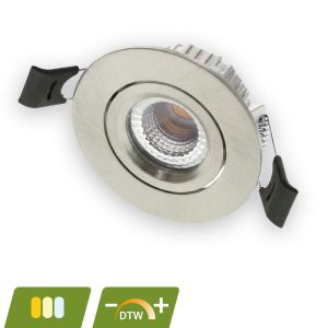 LED INBOUWSPOT | POLLUX | SLIM-FIT | 5W | DIM2WARM | ZILVER