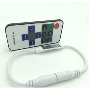 LED Strip draadloos Enkele kleuren dimmer 10 knops RF