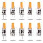 10x LED G4 - COB Warm wit licht 2700k - 2W vervangt 20W -Dimbaar (Voordeelverpakking)